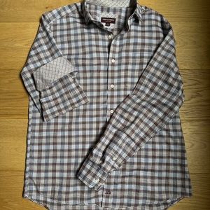 Johnston & Murphy Button Down Long Sleeve Shirt